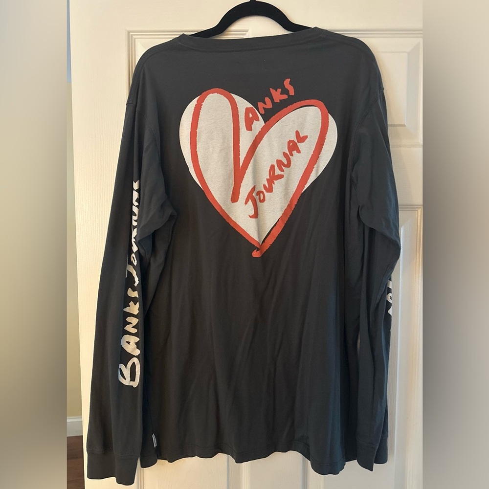 Banks Journal Gray Long Sleeve Tee
